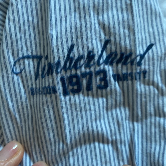 TIMBERLAND Infant Boys Button Up Shirt - size 6 months - Picture 4 of 7